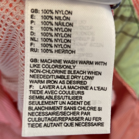 The North Face Womens Button Down Shirt Orange 100% Nylon Vapor Wick Logo Size S - Picture 10 of 12